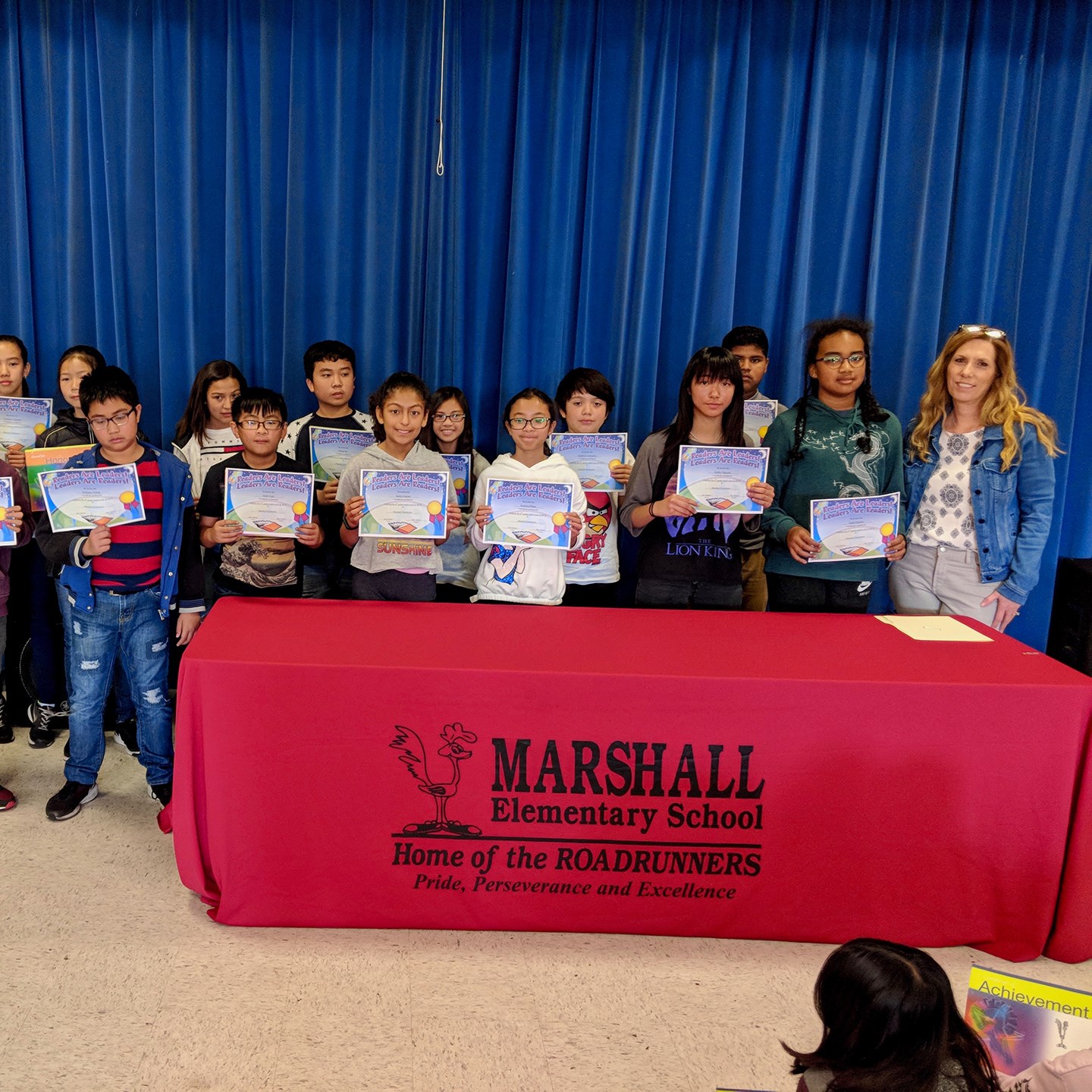 Home Marshall Elementary School Congratulations Hardworking Students For Earning The Readers Are Leaders Award