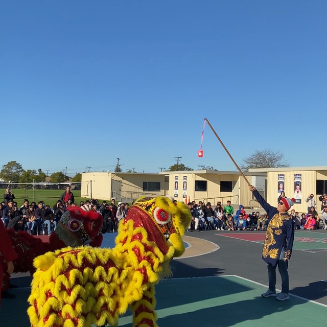 Lion Dance in school - Lunar New Year 2023